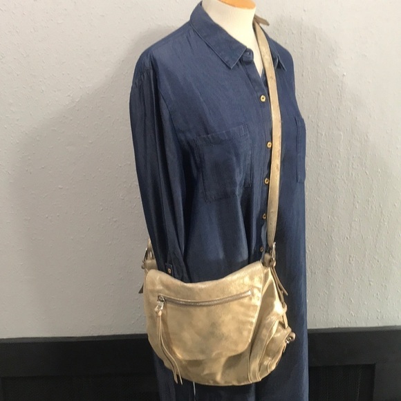 KOOBA Brielle Silver Leather Cross Body - Picture 1 of 16